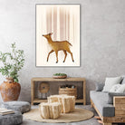 Snowy Doe by Ryan Fowler on GIANT ART - brown animals