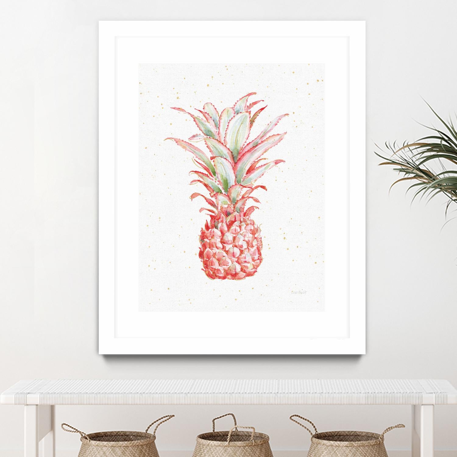 Gracefully Pink XII by Lisa Audit on GIANT ART - pink tropical