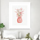 Gracefully Pink XII by Lisa Audit on GIANT ART - pink tropical