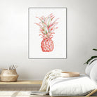 Gracefully Pink XII by Lisa Audit on GIANT ART - pink tropical