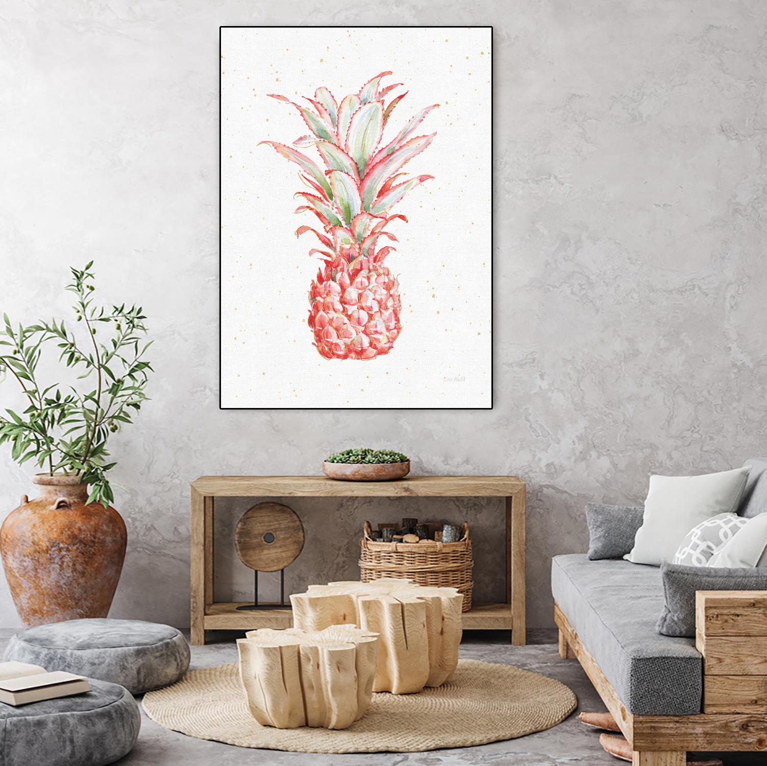 Gracefully Pink XII by Lisa Audit on GIANT ART - pink tropical