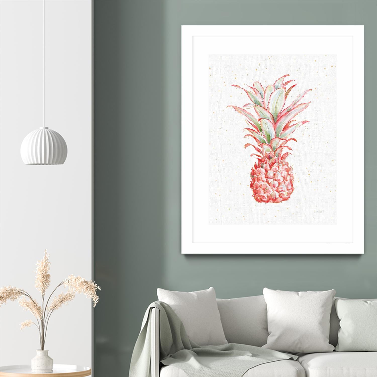 Gracefully Pink XII by Lisa Audit on GIANT ART - pink tropical