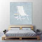 Serene Seaside III by James Wiens on GIANT ART - multi coastal & nautical beach