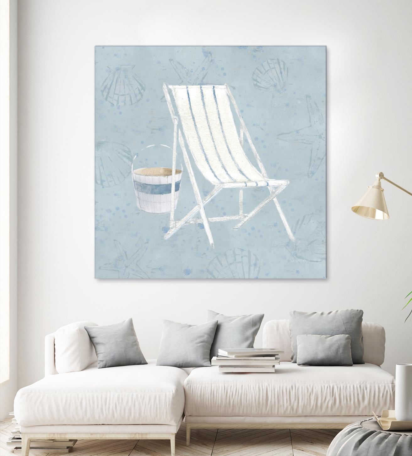 Serene Seaside III by James Wiens on GIANT ART - multi coastal & nautical beach