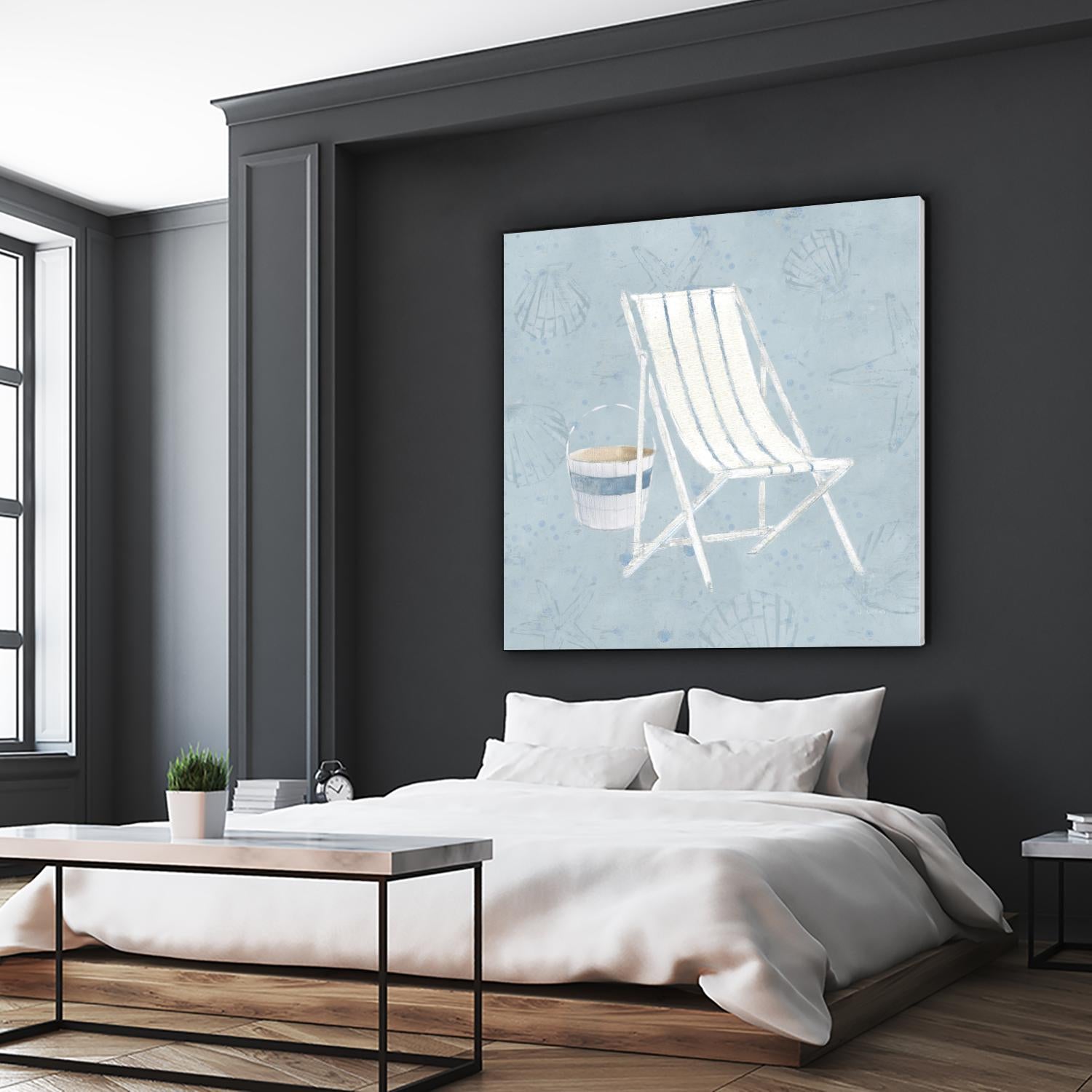 Serene Seaside III by James Wiens on GIANT ART - multi coastal & nautical beach