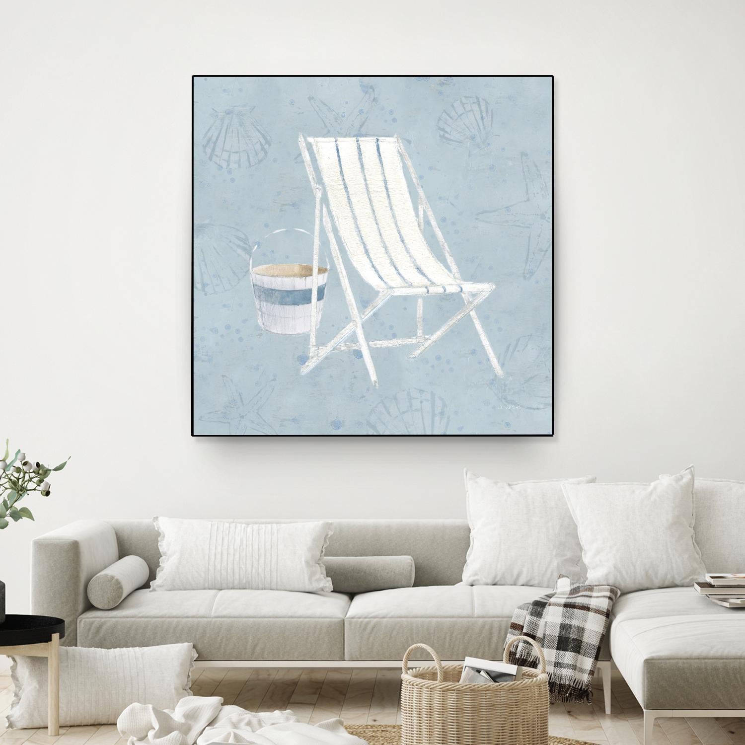 Serene Seaside III by James Wiens on GIANT ART - multi coastal & nautical beach