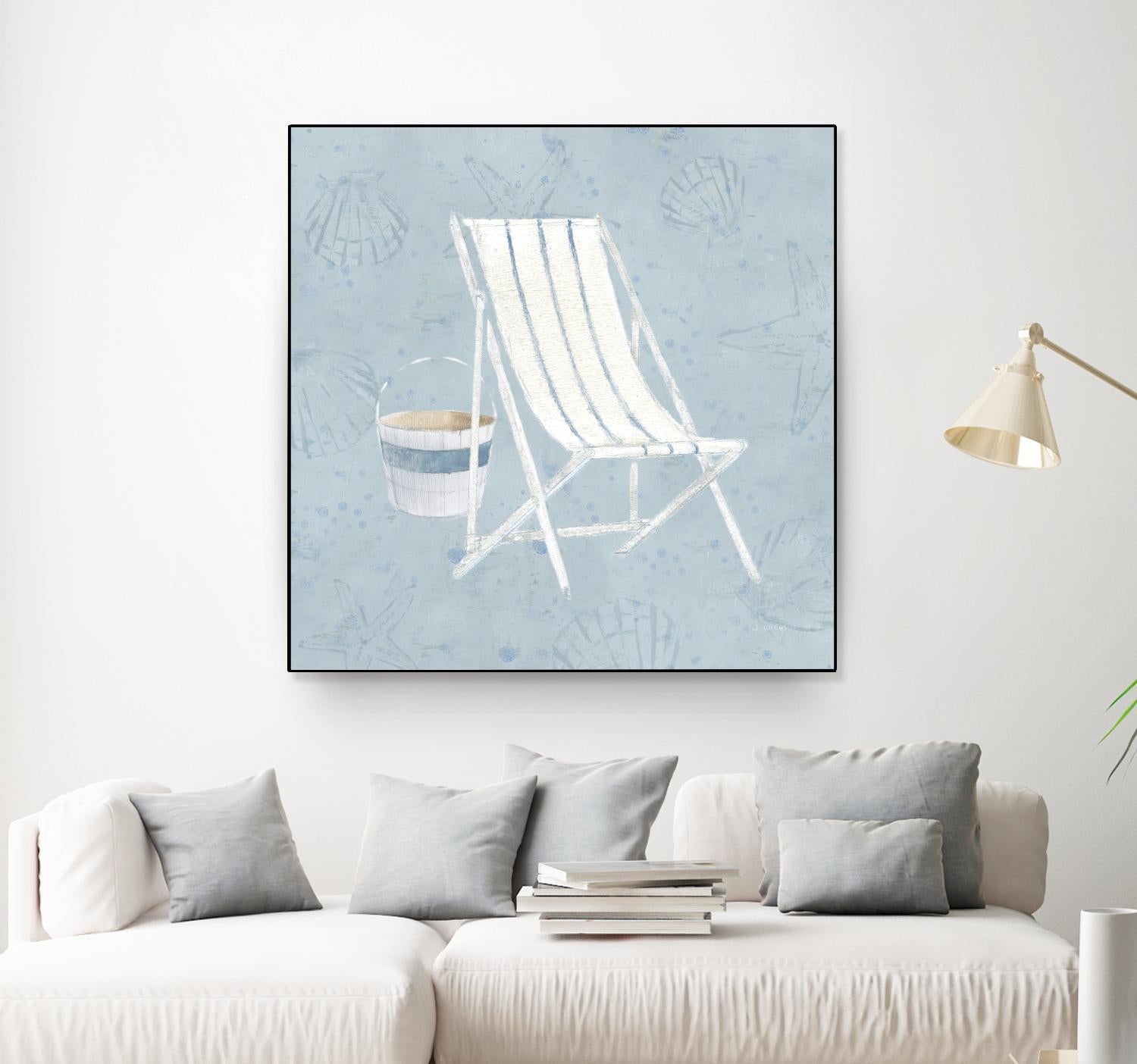Serene Seaside III by James Wiens on GIANT ART - multi coastal & nautical beach