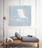 Serene Seaside III by James Wiens on GIANT ART - blue costal bucket