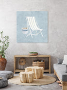 Serene Seaside III by James Wiens on GIANT ART - blue costal bucket