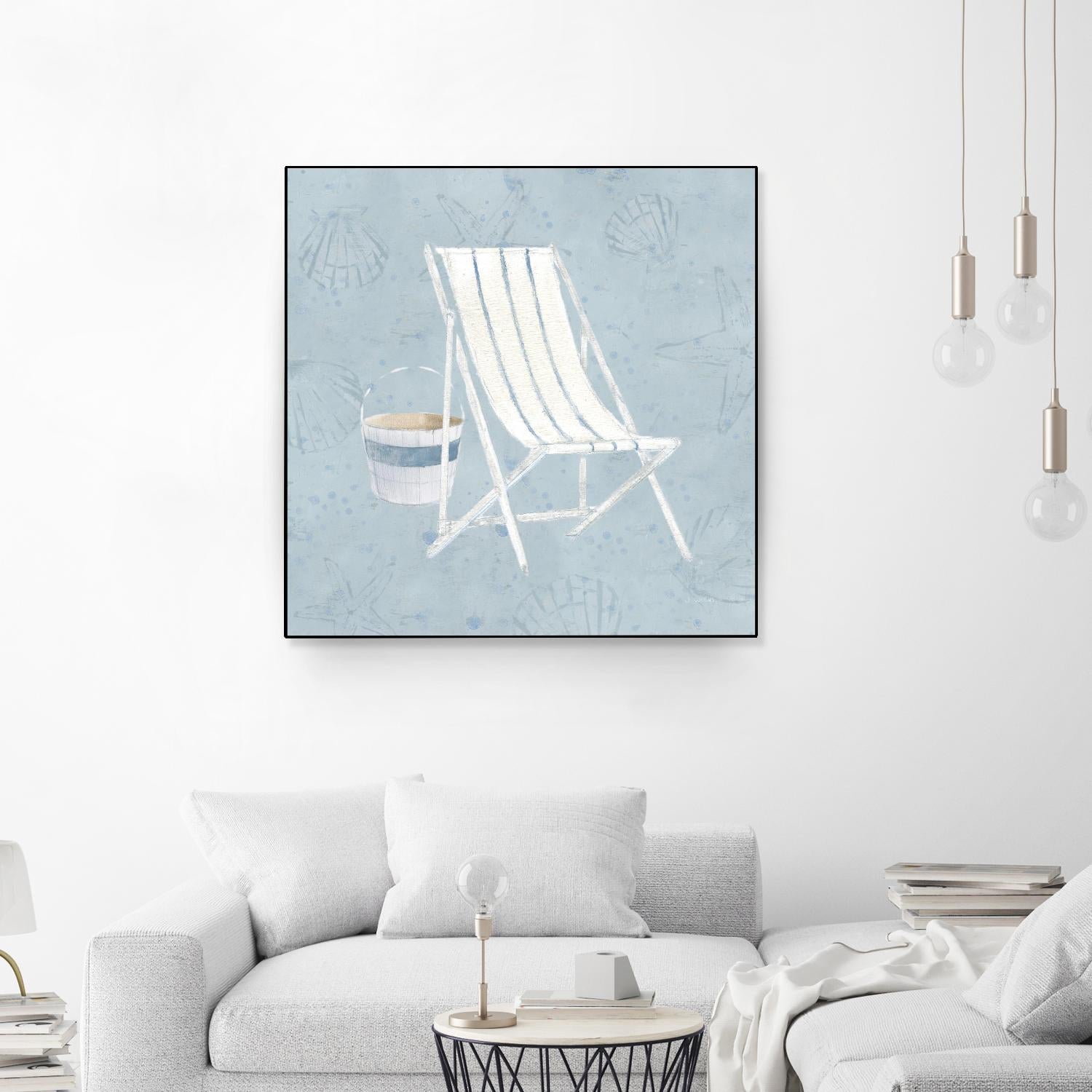 Serene Seaside III by James Wiens on GIANT ART - multi coastal & nautical beach