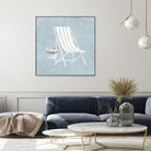 Serene Seaside III by James Wiens on GIANT ART - multi coastal & nautical beach