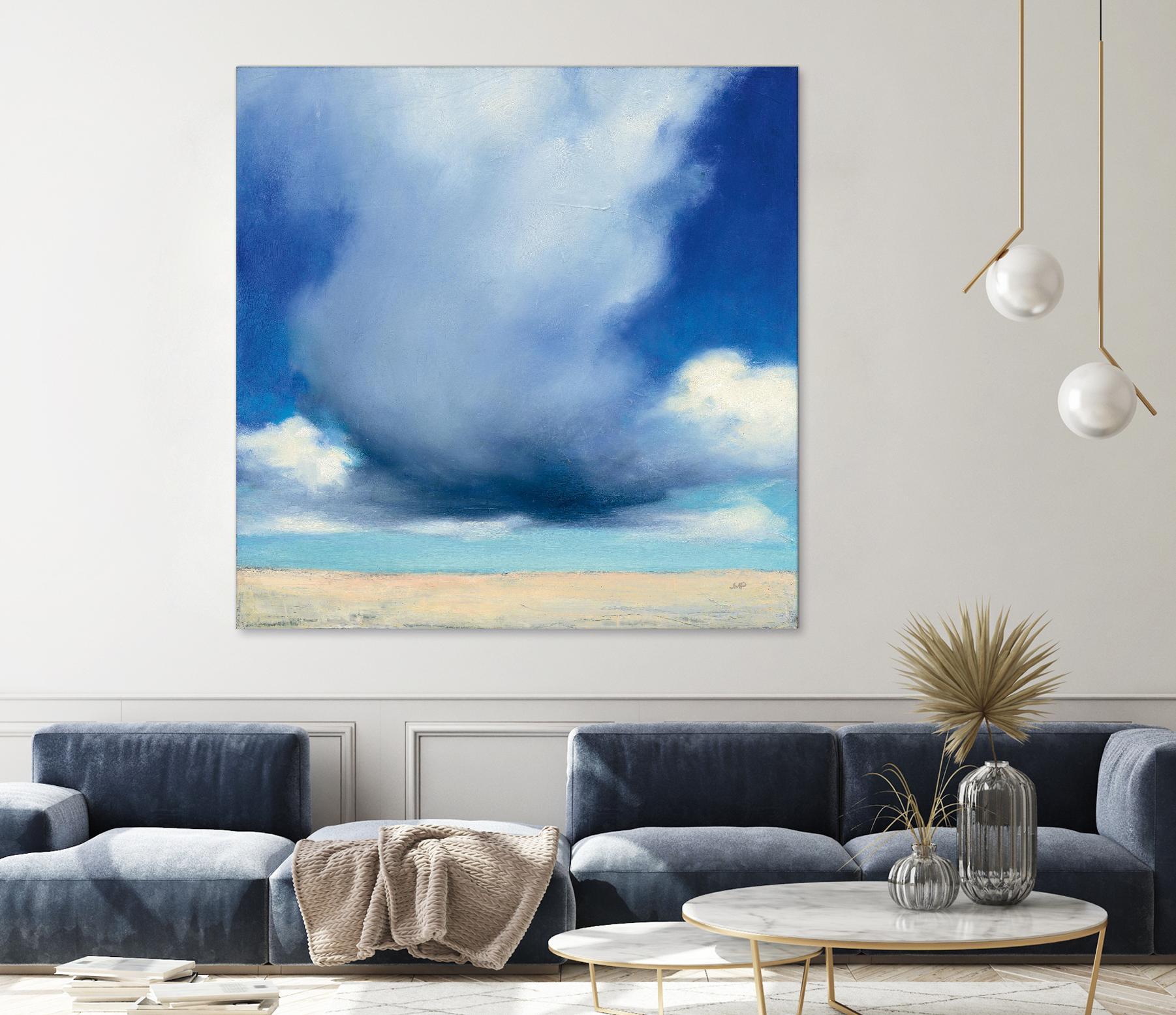 Beach Clouds I by Julia Purinton on GIANT ART - multi coastal & nautical beaches