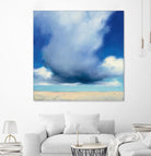 Beach Clouds I by Julia Purinton on GIANT ART - multi coastal & nautical beaches