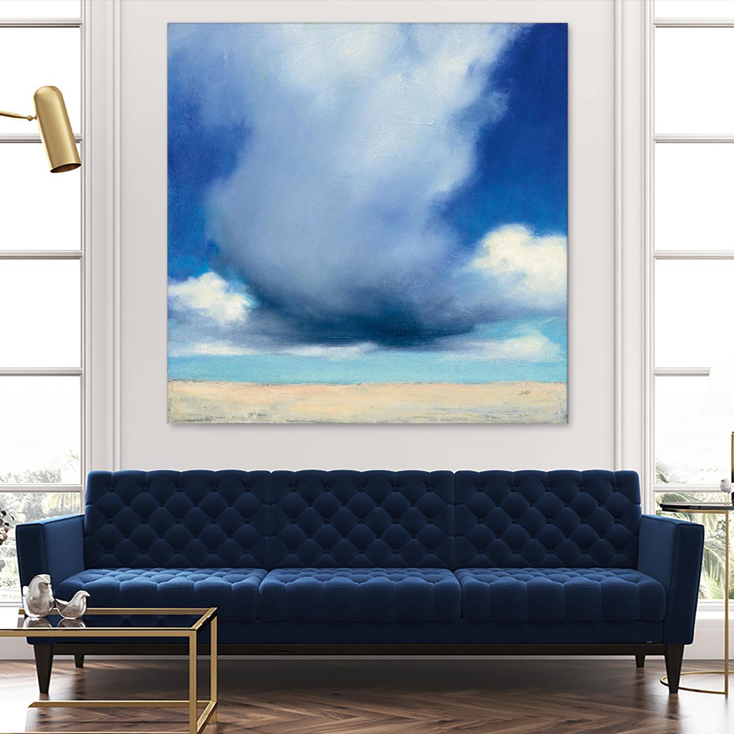 Beach Clouds I by Julia Purinton on GIANT ART - multi coastal & nautical beaches