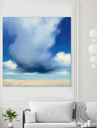 Beach Clouds I by Julia Purinton on GIANT ART - multi coastal & nautical beaches