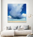 Beach Clouds I by Julia Purinton on GIANT ART - multi coastal & nautical beaches