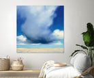 Beach Clouds I by Julia Purinton on GIANT ART - multi coastal & nautical beaches