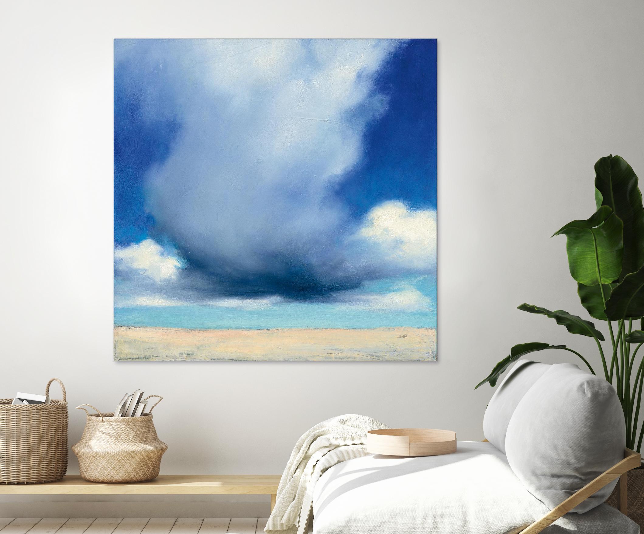 Beach Clouds I by Julia Purinton on GIANT ART - multi coastal & nautical beaches
