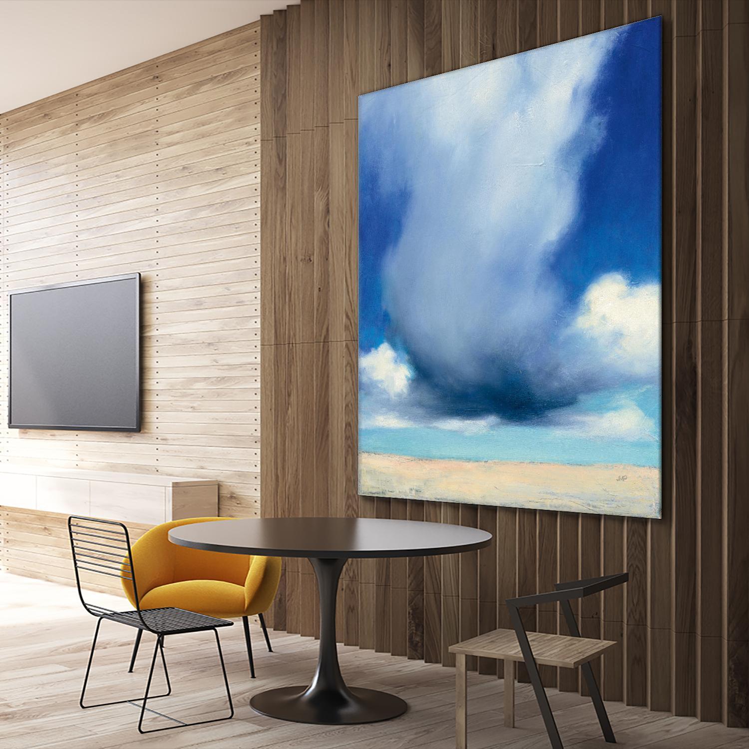 Beach Clouds I by Julia Purinton on GIANT ART - multi coastal & nautical beaches
