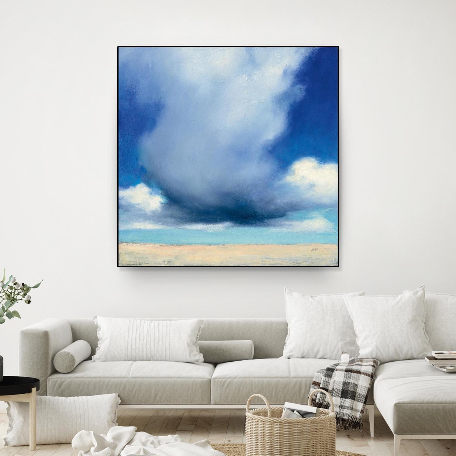Beach Clouds I by Julia Purinton on GIANT ART - multi coastal & nautical beaches