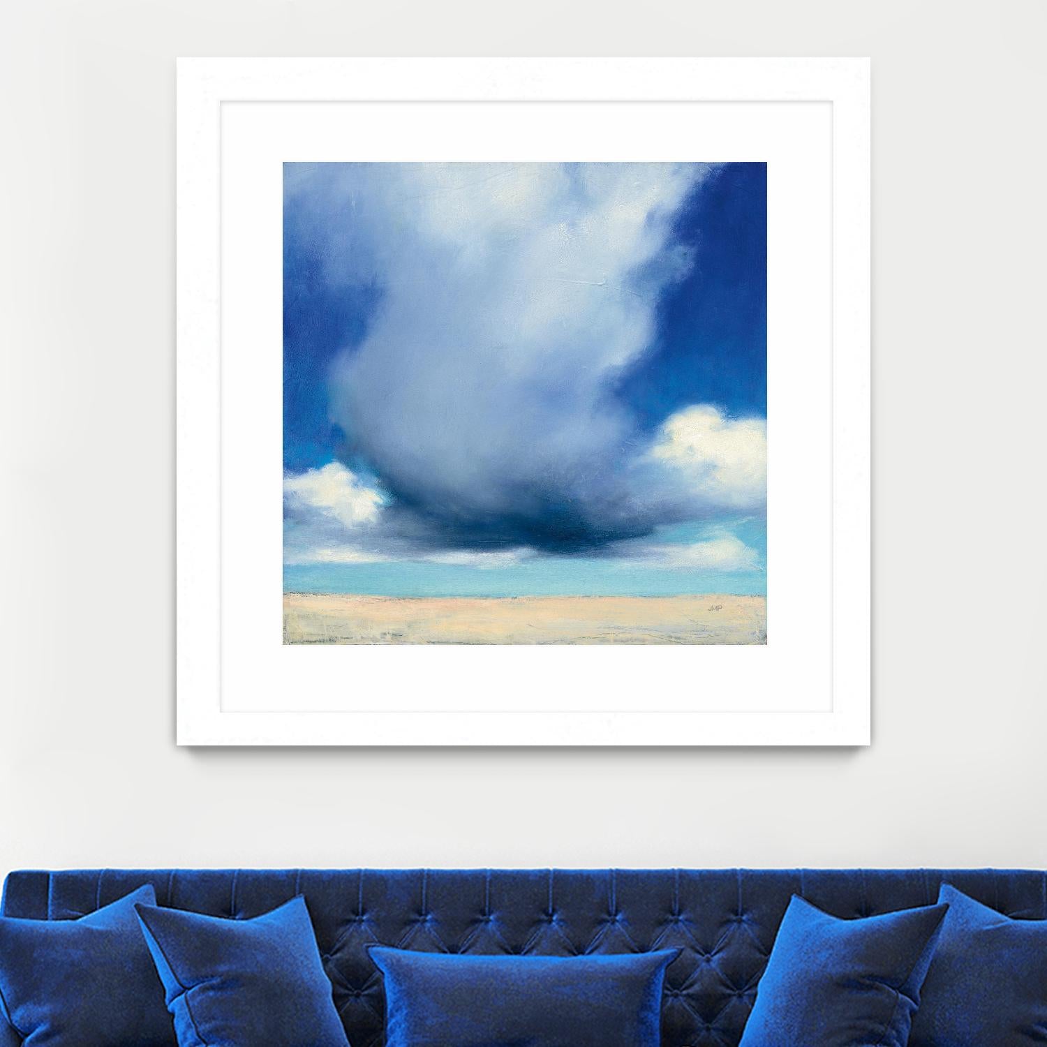Beach Clouds I by Julia Purinton on GIANT ART - multi coastal & nautical beaches