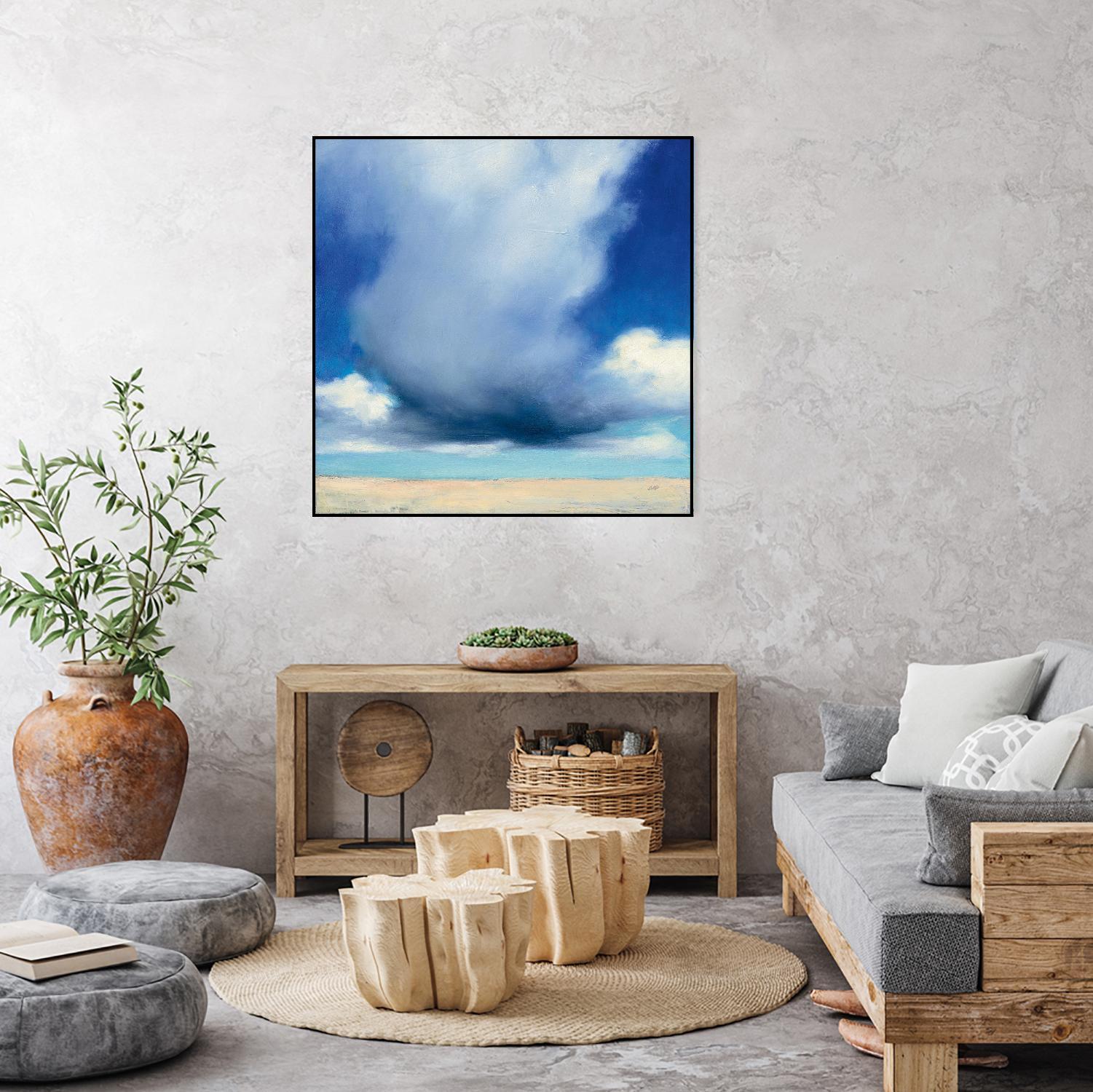 Beach Clouds I by Julia Purinton on GIANT ART - multi coastal & nautical beaches
