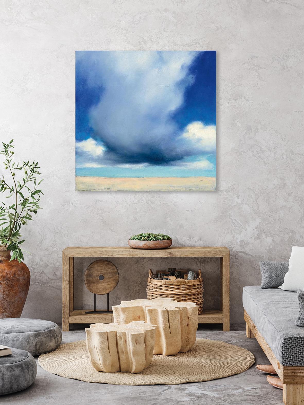 Beach Clouds I by Julia Purinton on GIANT ART - multi coastal & nautical beaches