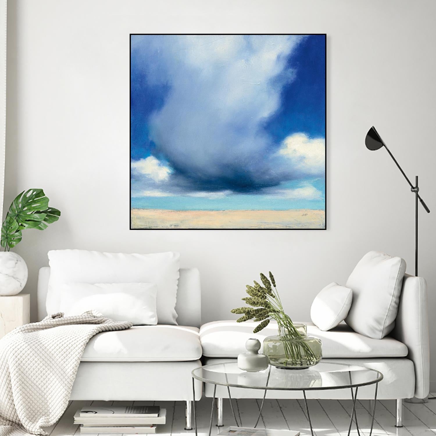 Beach Clouds I by Julia Purinton on GIANT ART - multi coastal & nautical beaches
