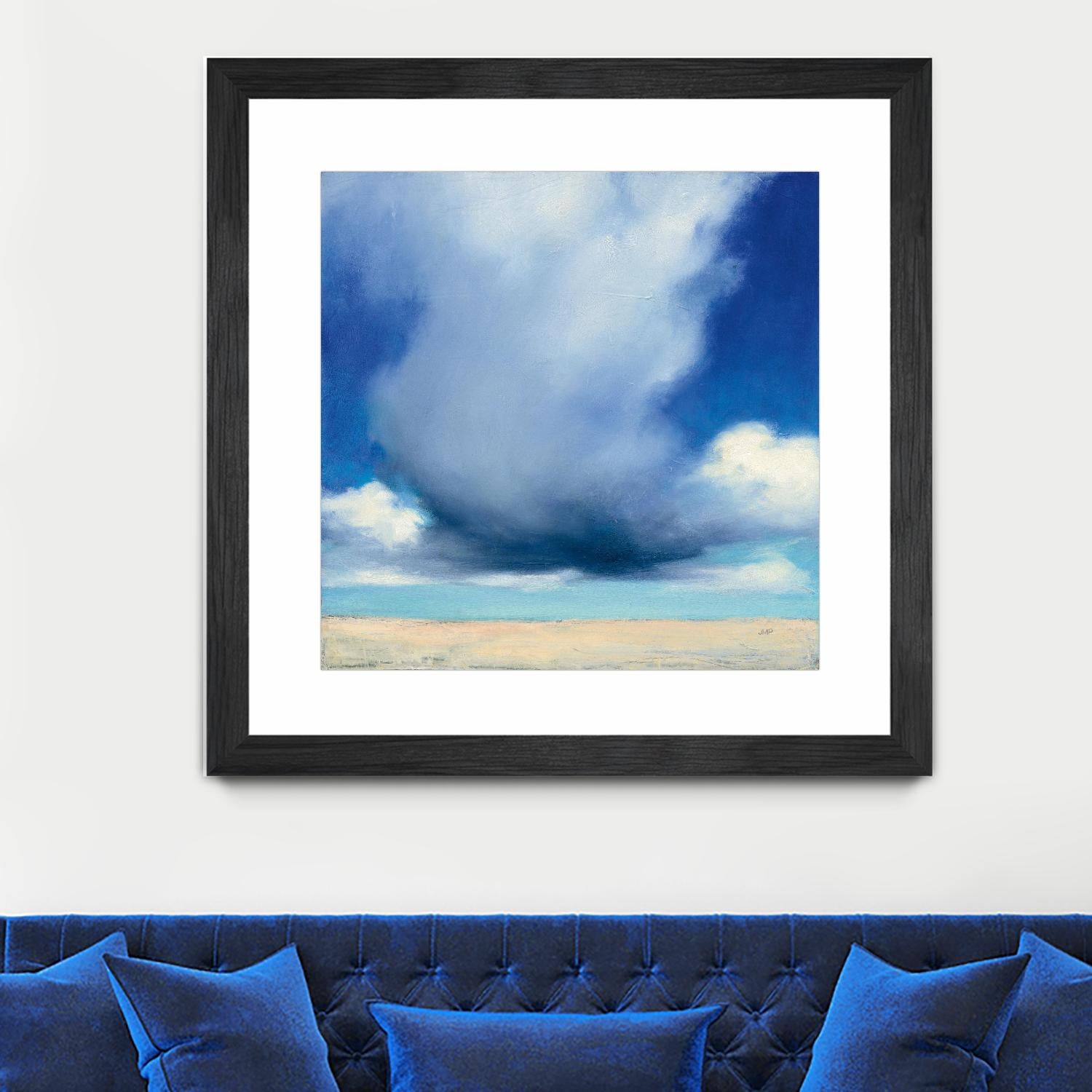 Beach Clouds I by Julia Purinton on GIANT ART - multi coastal & nautical beaches