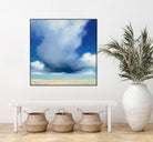 Beach Clouds I by Julia Purinton on GIANT ART - multi coastal & nautical beaches