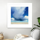 Beach Clouds I by Julia Purinton on GIANT ART - multi coastal & nautical beaches