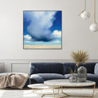 Beach Clouds I by Julia Purinton on GIANT ART - multi coastal & nautical beaches