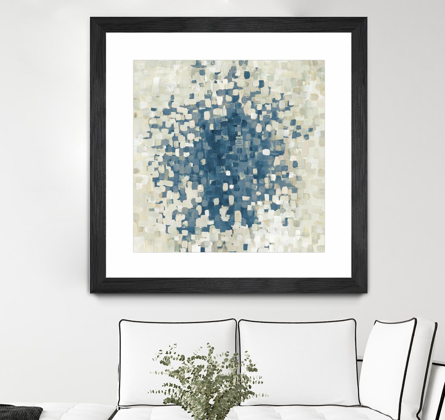 Summer Blocks Blue by Danhui Nai on GIANT ART - multi abstract abstract