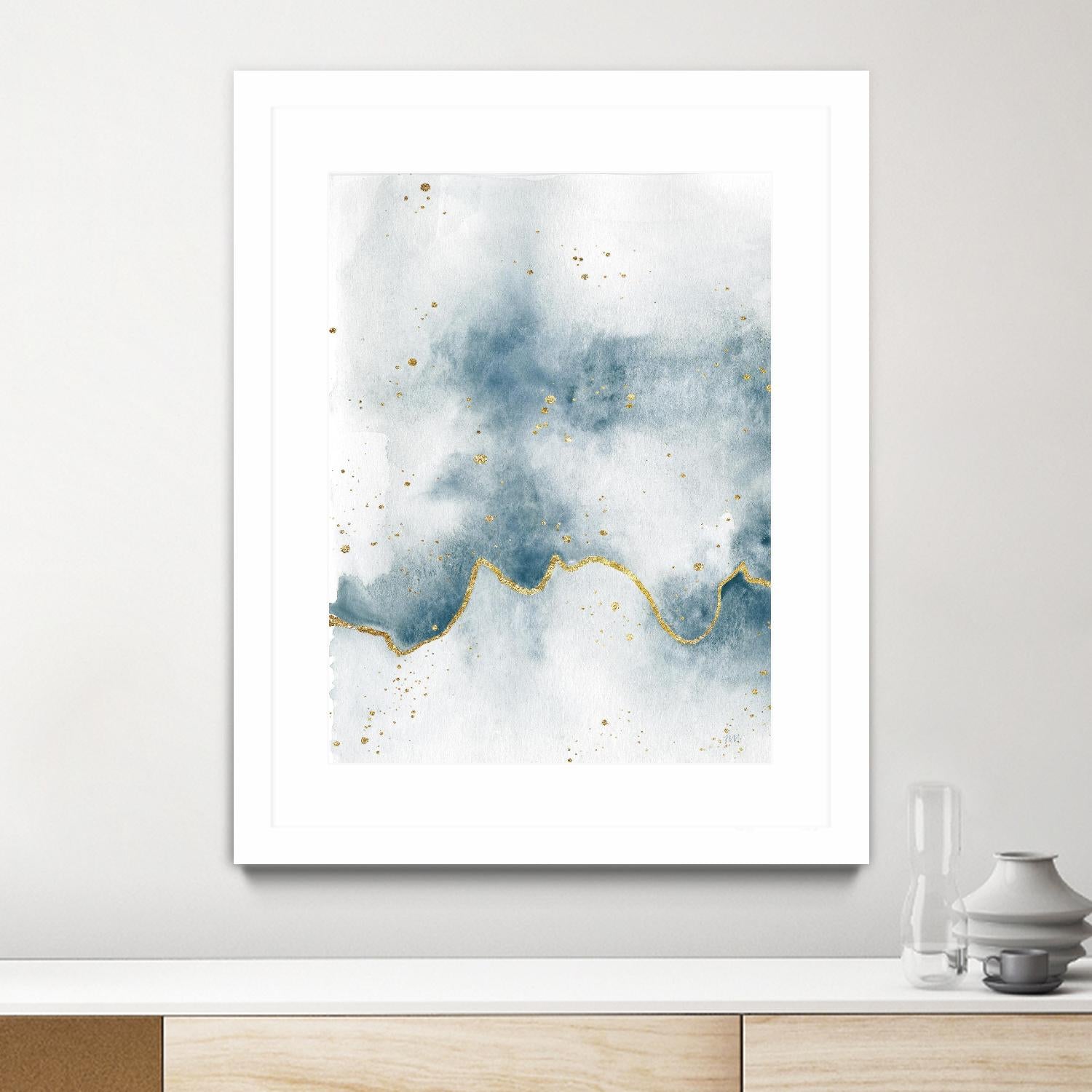 Flow with Gold II by Laura Marshall on GIANT ART - multi abstract abstract