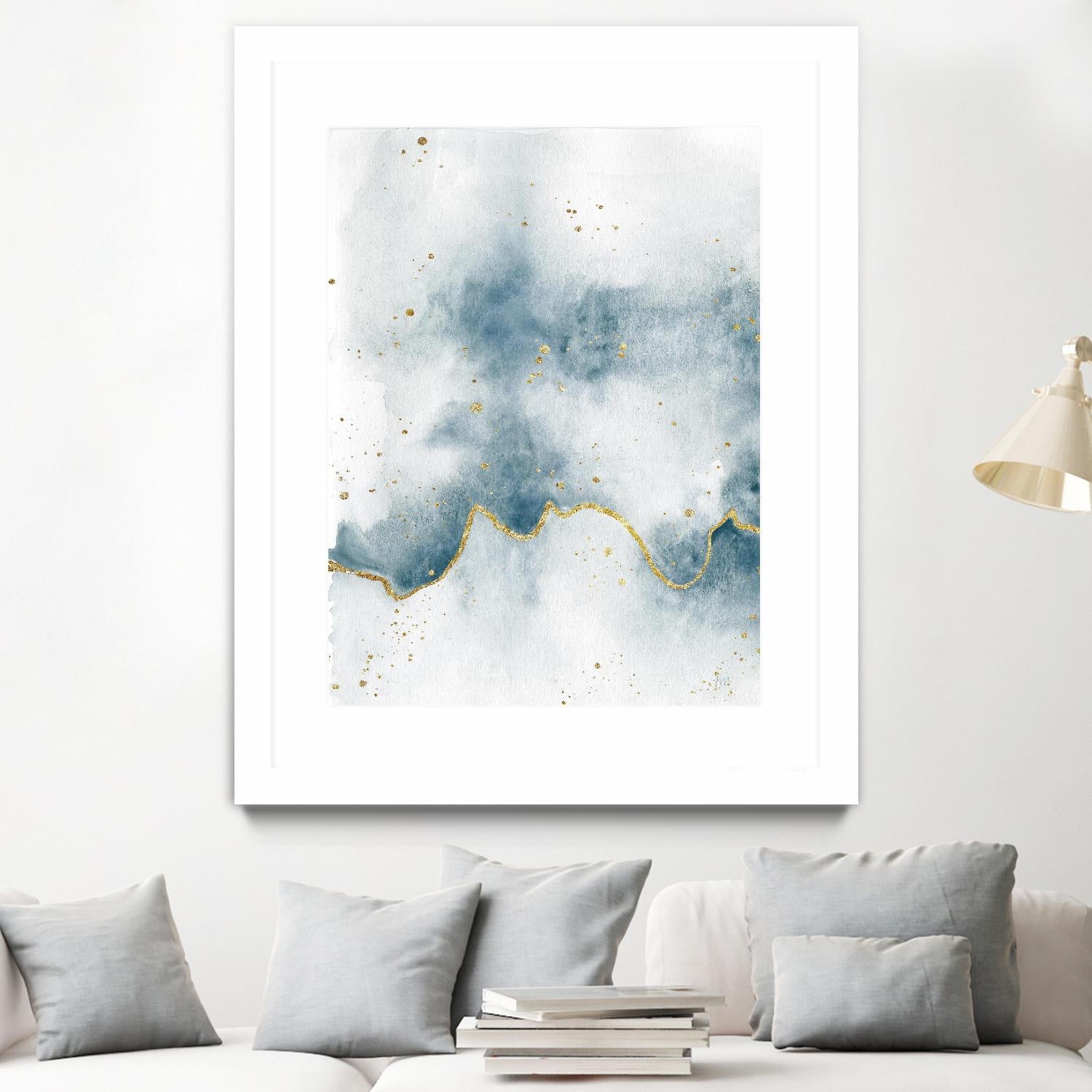 Flow with Gold II by Laura Marshall on GIANT ART - multi abstract abstract