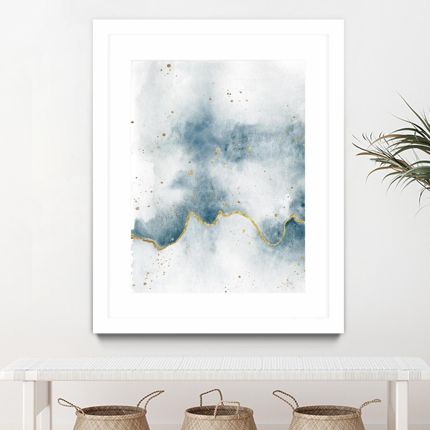 Flow with Gold II by Laura Marshall on GIANT ART - multi abstract abstract