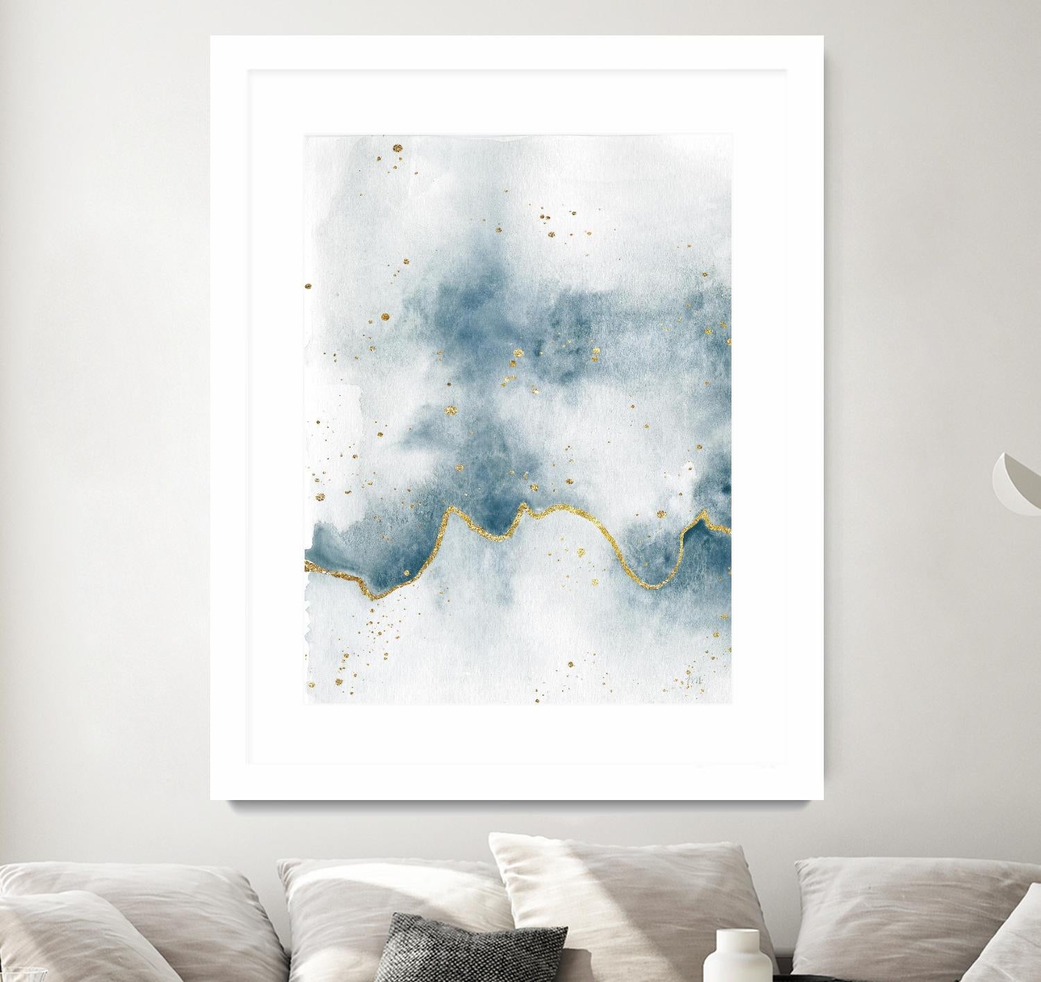 Flow with Gold II by Laura Marshall on GIANT ART - multi abstract abstract