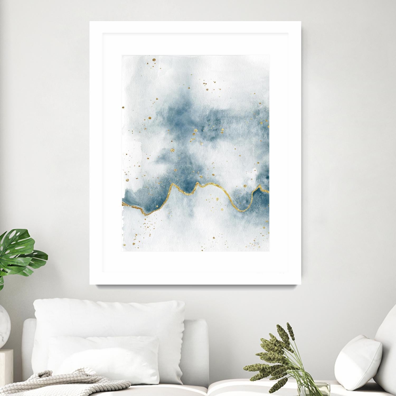 Flow with Gold II by Laura Marshall on GIANT ART - multi abstract abstract