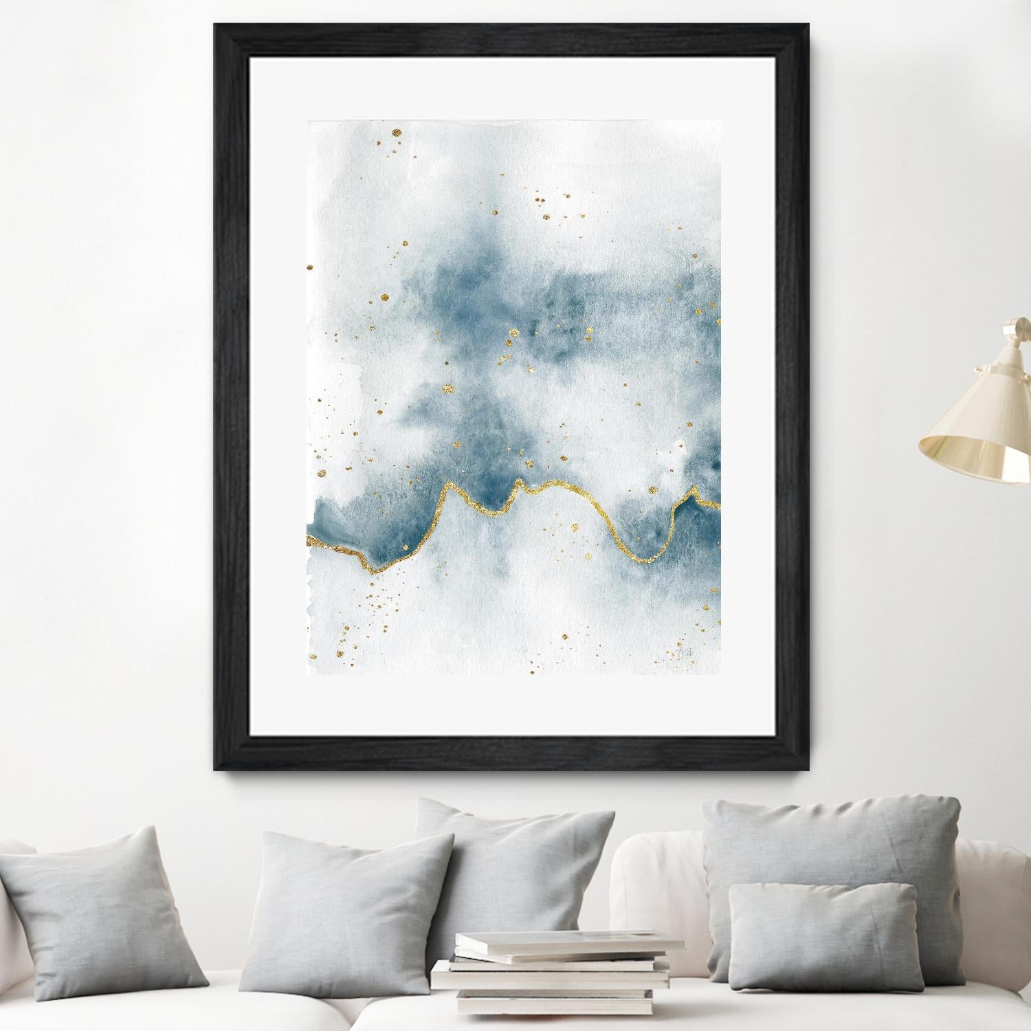 Flow with Gold II by Laura Marshall on GIANT ART - multi abstract abstract