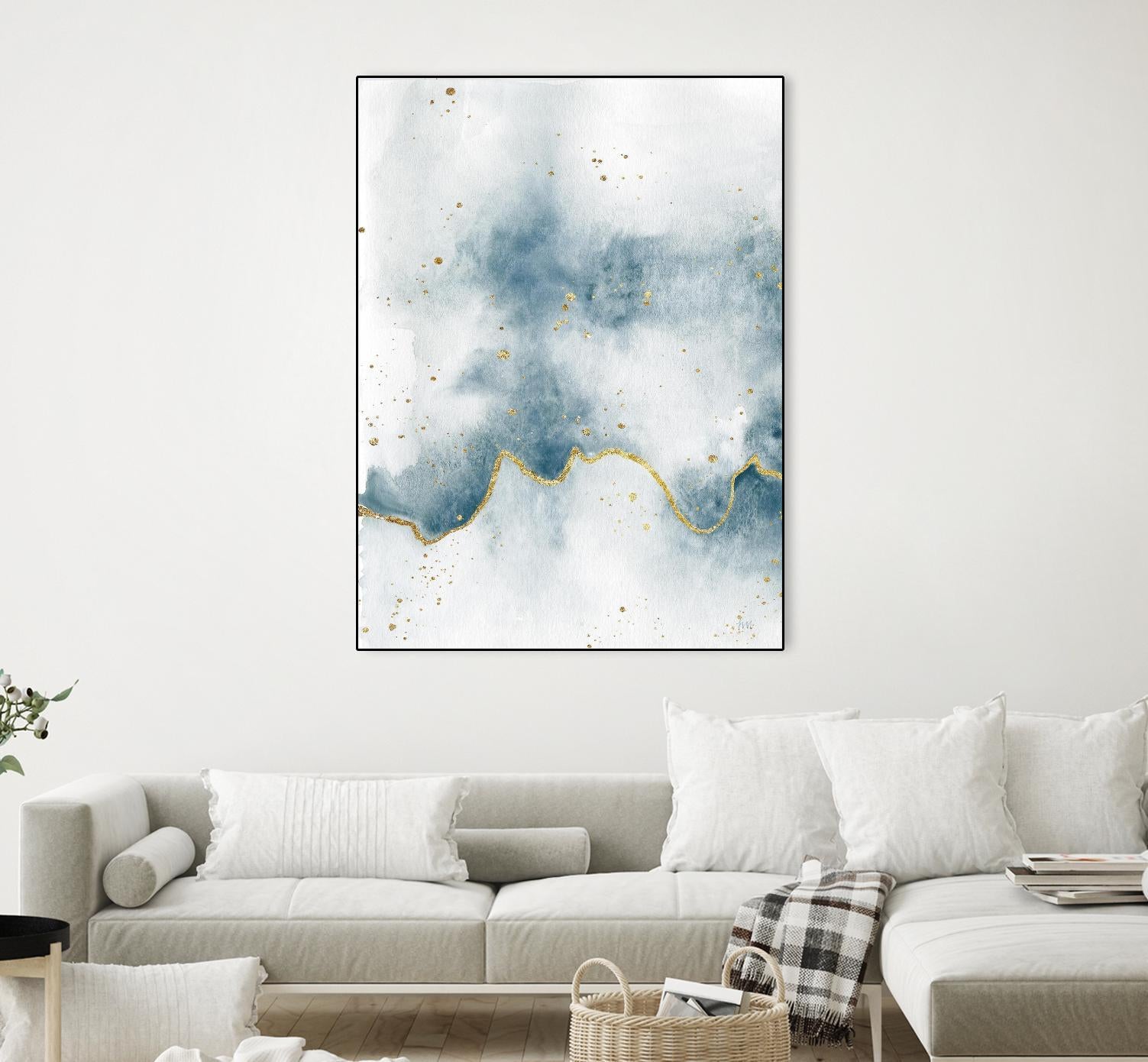 Flow with Gold II by Laura Marshall on GIANT ART - multi abstract abstract