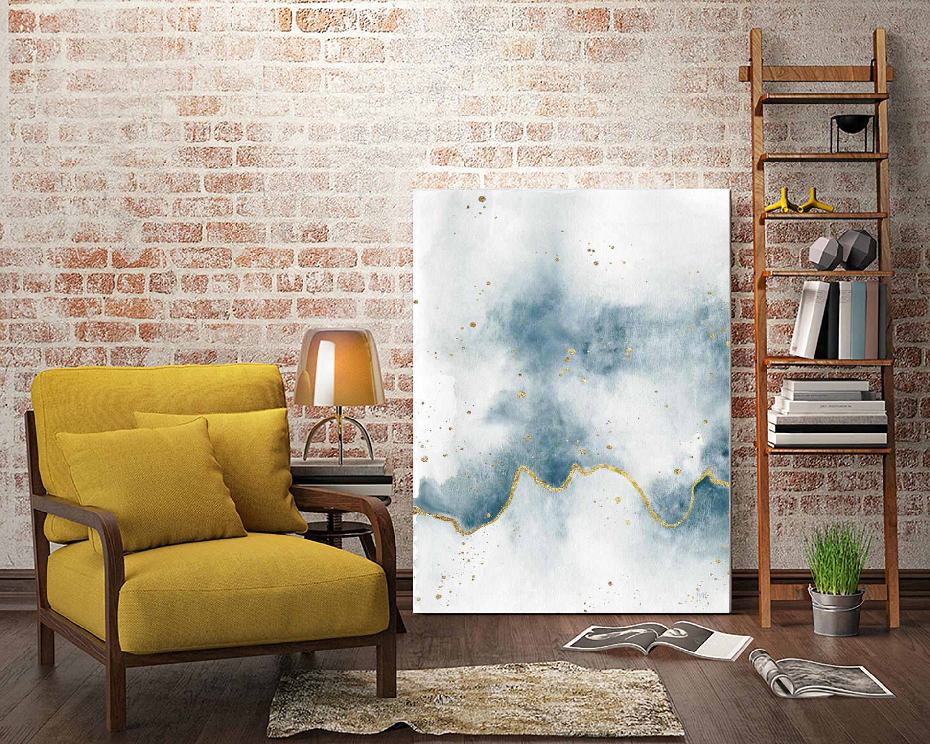 Flow with Gold II by Laura Marshall on GIANT ART - multi abstract abstract