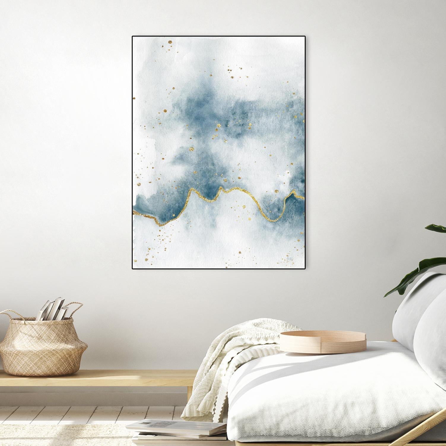 Flow with Gold II by Laura Marshall on GIANT ART - multi abstract abstract