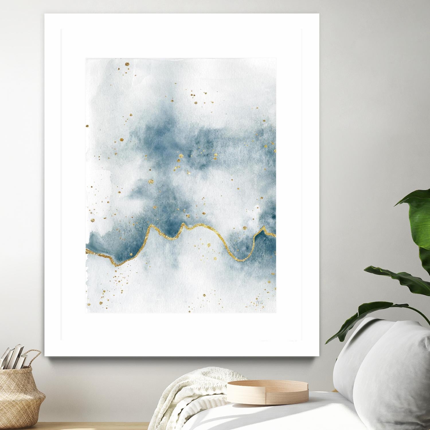 Flow with Gold II by Laura Marshall on GIANT ART - multi abstract abstract