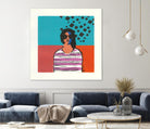 Sofia by Avery Tillmon on GIANT ART - multi figurative blue