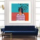 Sofia by Avery Tillmon on GIANT ART - multi figurative blue