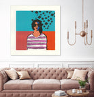 Sofia by Avery Tillmon on GIANT ART - multi figurative blue