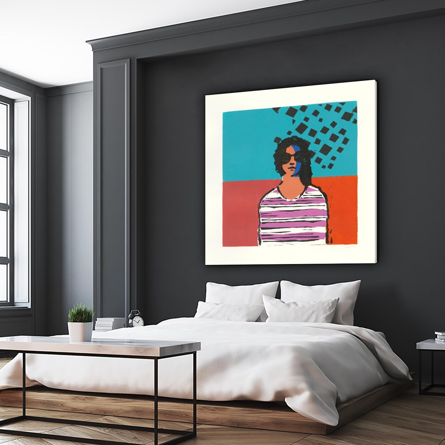 Sofia by Avery Tillmon on GIANT ART - multi figurative blue