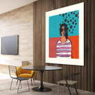 Sofia by Avery Tillmon on GIANT ART - multi figurative blue