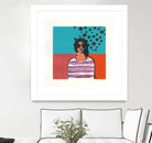 Sofia by Avery Tillmon on GIANT ART - multi figurative blue