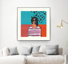 Sofia by Avery Tillmon on GIANT ART - multi figurative blue